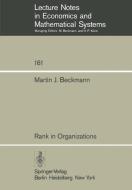 Rank in Organizations di Martin F. Bach edito da Springer Berlin Heidelberg