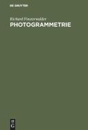 Photogrammetrie di Richard Finsterwalder edito da De Gruyter