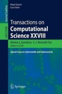 Transactions on Computational Science XXVIII edito da Springer Berlin Heidelberg