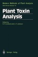 Plant Toxin Analysis edito da Springer Berlin Heidelberg