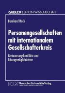 Personengesellschaften mit internationalem Gesellschafterkreis edito da Deutscher Universitätsverlag