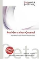 Rod Gonsalves-Quesnel edito da Betascript Publishing