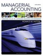Managerial Accounting di Ronald W. Hilton edito da Mcgraw-hill Education - Europe