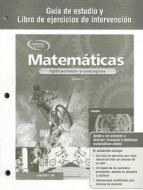 Matematicas: Guia de Estudio y Libro de Ejercicios de Intervencion: Aplicaciones y Conceptos, Curso 1 edito da McGraw-Hill/Glencoe