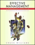 Effective Management: A Multimedia Approach di Chuck Williams edito da Thomson South-Western