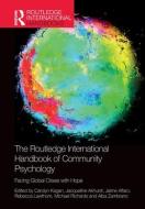 The Routledge International Handbook Of Community Psychology edito da Taylor & Francis Ltd