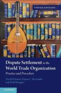 Dispute Settlement in the World Trade Organization: Practice and Procedure di David Palmeter, Petros C. Mavroidis, Niall Meagher edito da CAMBRIDGE