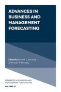 Advances In Business And Management Forecasting edito da Emerald Publishing Limited