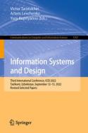 Information Systems and Design edito da Springer Nature Switzerland