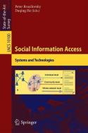 Social Information Access edito da Springer-Verlag GmbH