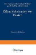 Öffentlichkeitsarbeit von Banken edito da Deutscher Universitätsverlag