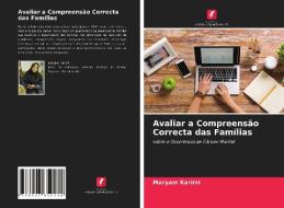 Avaliar A Compreensao Correcta Das Familias di Karimi Maryam Karimi edito da KS OmniScriptum Publishing