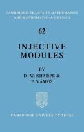 Injective Modules di Tom Sharpe, D. W. Sharpe, P. Vamos edito da Cambridge University Press