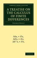 A Treatise on the Calculus of Finite Differences di George Boole edito da Cambridge University Press