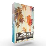 Beach Vibes Collage Kit: 60 (4 × 6) Cards to Make Your Space Feel Coastal, Chill, and Beachy! di Adams Media edito da ADAMS MEDIA
