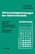 Differentialgleichungen der Elektrotechnik di Konrad Hoyer, Gerhard Schnell edito da Vieweg+Teubner Verlag