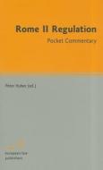 Rome II Regulation: Pocket Commentary di Huber edito da Sellier European Law Publishers