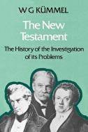 The New Testament di W. G. Kummel edito da SCM Press