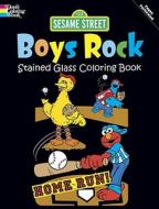 Sesame Street Boys Rock Stained Glass Coloring Book di Sesame Street, Coloring Books edito da Dover Publications