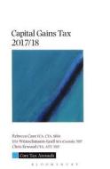 Core Tax Annual: Capital Gains Tax 2017/18 di Rebecca Cave, Iris Wuenschmann-Lyall, Chris Erwood edito da TOTTEL PUB