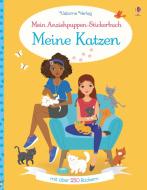 Mein Anziehpuppen-Stickerbuch: Meine Katzen di Lucy Bowman edito da Usborne Verlag