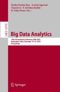 Big Data Analytics edito da Springer Nature Switzerland