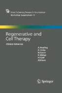 Regenerative and Cell Therapy edito da Springer Berlin Heidelberg