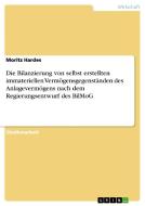 Die Bilanzierung von selbst erstellten immateriellen Vermögensgegenständen des Anlagevermögens nach dem Regierungsentwur di Moritz Hardes edito da GRIN Publishing