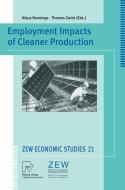 Employment Impacts of Cleaner Production edito da Physica-Verlag HD