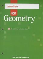 Holt Geometry Lesson Plans edito da Holt McDougal