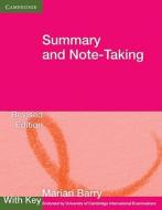 Summary And Note-taking With Key di Marian Barry edito da Cambridge University Press