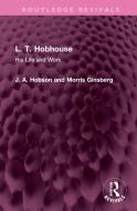 L. T. Hobhouse di J. A. Hobson, Morris Ginsberg edito da Taylor & Francis Ltd