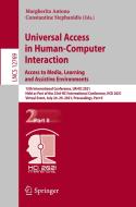 Universal Access in Human-Computer Interaction. Access to Media, Learning and Assistive Environments edito da Springer International Publishing