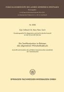 Die Textilkonjunktur im Rahmen des allgemeinen Wirtschaftsablaufs di Hans Peter Lösch edito da VS Verlag für Sozialwissenschaften