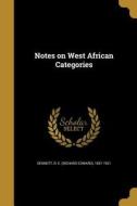 NOTES ON WEST AFRICAN CATEGORI edito da WENTWORTH PR