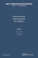 Microstructure and Properties of Catalysts edito da Cambridge University Press