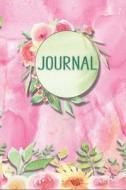 Journal: Pink and Green Floral Covered Blank Lined Notebook Journal for Women and Girls (6x9) di Blessed Life Press edito da INDEPENDENTLY PUBLISHED