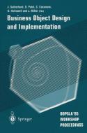 Business Object Design and Implementation di Sutherland edito da Springer London