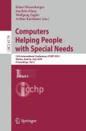 Computers Helping People with Special Needs, Part I edito da Springer-Verlag GmbH