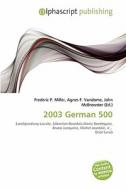 2003 German 500 edito da Betascript Publishing