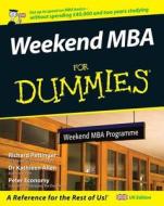 Weekend Mba For Dummies di Richard Pettinger, Peter Economy, Kathleen Allen edito da John Wiley And Sons Ltd