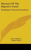 Diseases Of The Digestive Canal: Esophag di PAUL COHNHEIM edito da Kessinger Publishing