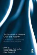 The Discourse of Financial Crisis and Austerity edito da Taylor & Francis Ltd