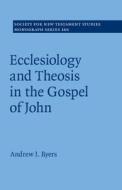 Ecclesiology And Theosis In The Gospel Of John di Andrew J. Byers edito da Cambridge University Press