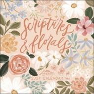 Scriptures And Florals 2024 Wall Calendar di Allison Loveall edito da Andrews McMeel Publishing