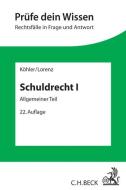 Schuldrecht I di Helmut Köhler, Stephan Lorenz edito da Beck C. H.