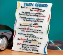 Teen Creed Marble Plaque edito da Abbey Press