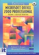 Exploring Microsoft Office 2000, Volume I Revised di Grauer, Robert T. Grauer, Maryann Barber edito da Prentice Hall