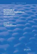 Handbook Of Nonmedical Applications Of Liposomes di Danilo D. Lasic, Yechezkel Barenholz edito da Taylor & Francis Ltd