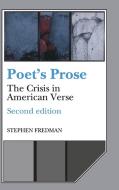 Poet's Prose di Stephen Fredman edito da Cambridge University Press